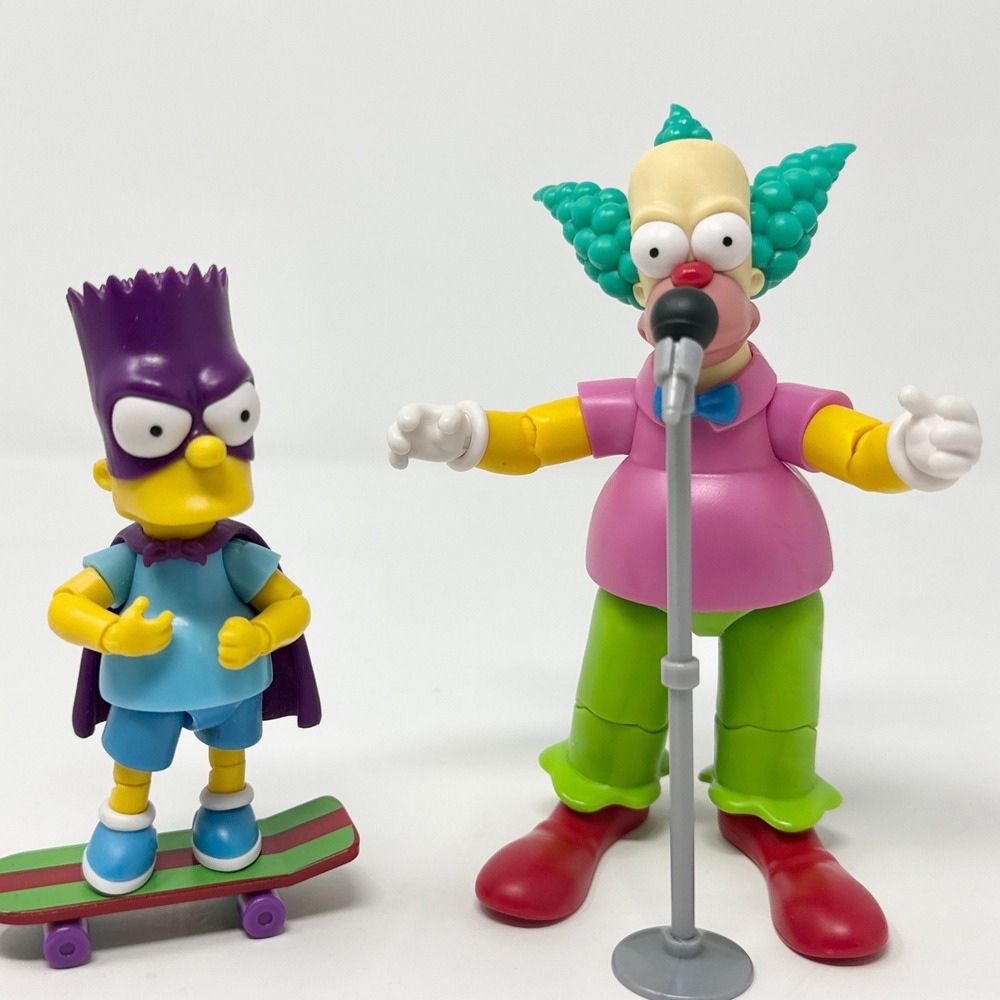 Jakks Pacific The Simpsons Bartman and‎ Krusty the Clown Action Figure Set Toy